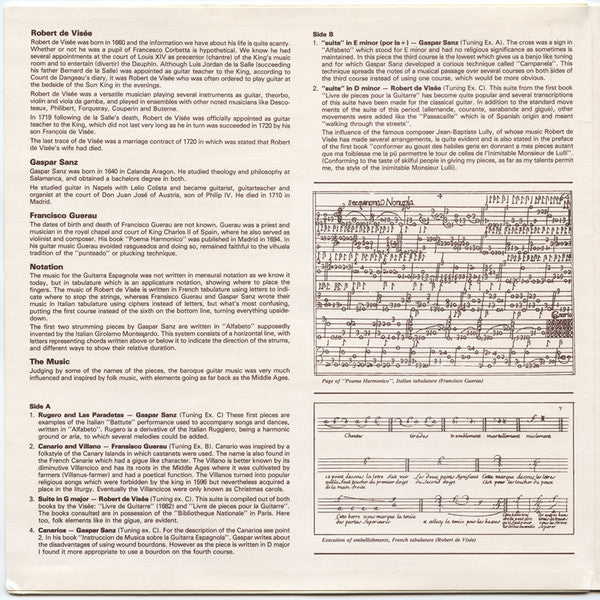 Tony Gottschalk : The Baroque Guitar (LP, Album)