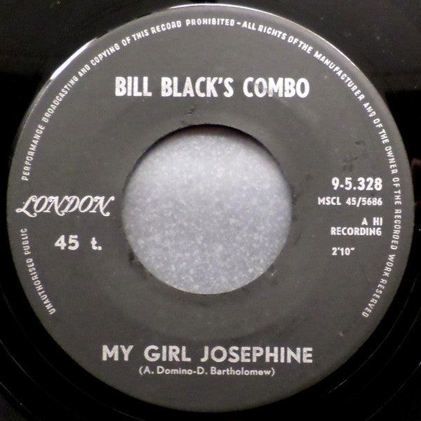 Bill Black's Combo : Twist-Her / My Girl Josephine (7")
