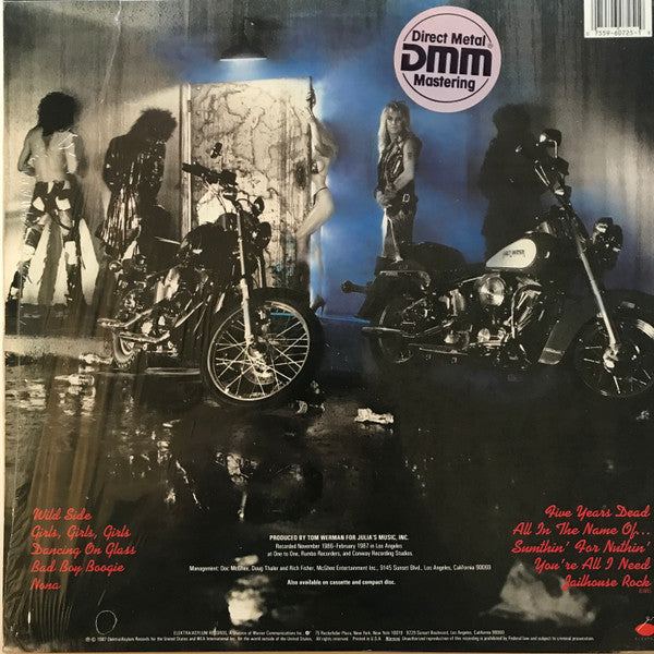 Mötley Crüe : Girls, Girls, Girls (LP, Album)