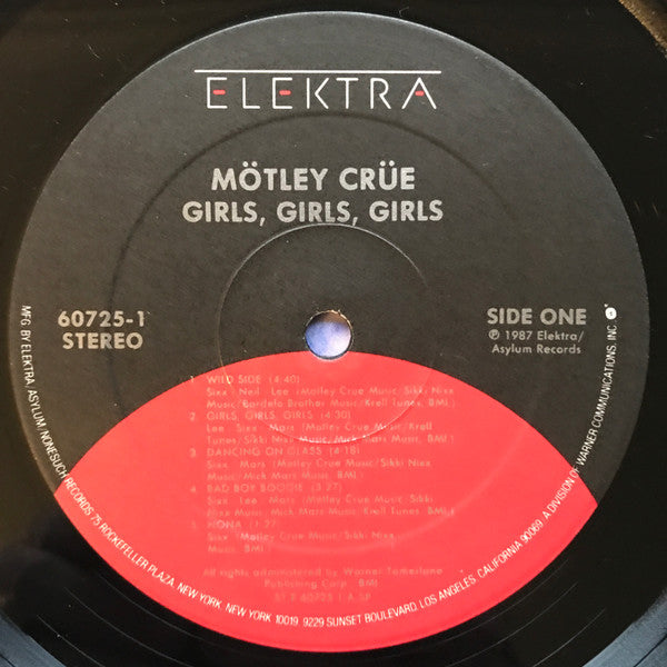 Mötley Crüe : Girls, Girls, Girls (LP, Album)