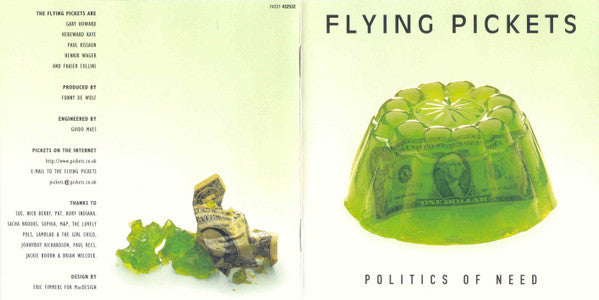 The Flying Pickets : Politics Of Need (CD, Album)