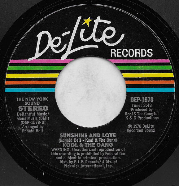 Kool & The Gang : Love And Understanding (Come Together) (7", Single, Styrene, Mon)