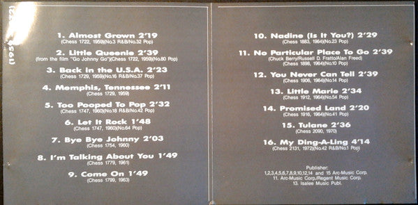 Chuck Berry : Hail! Hail! Rock 'n Roll (1959 - 1972) (CD, Comp)