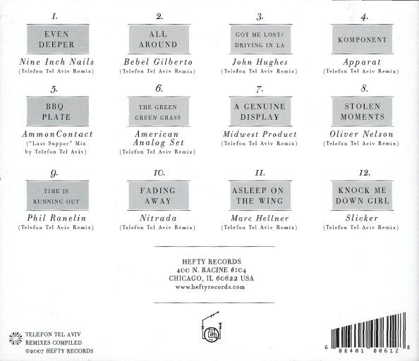 Telefon Tel Aviv : Remixes Compiled (CD, Comp)