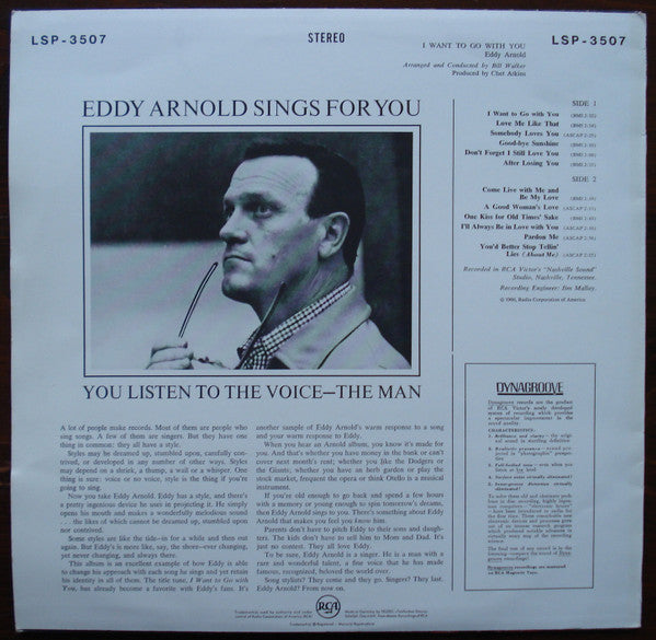 Eddy Arnold : I Want To Go With You (LP, Album)