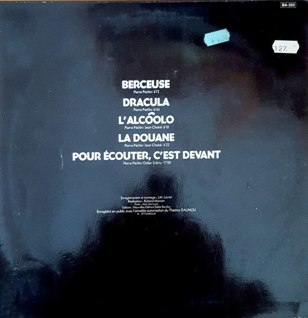 Pierre Péchin : En Public, J'vais T'dire...! (LP, Album)