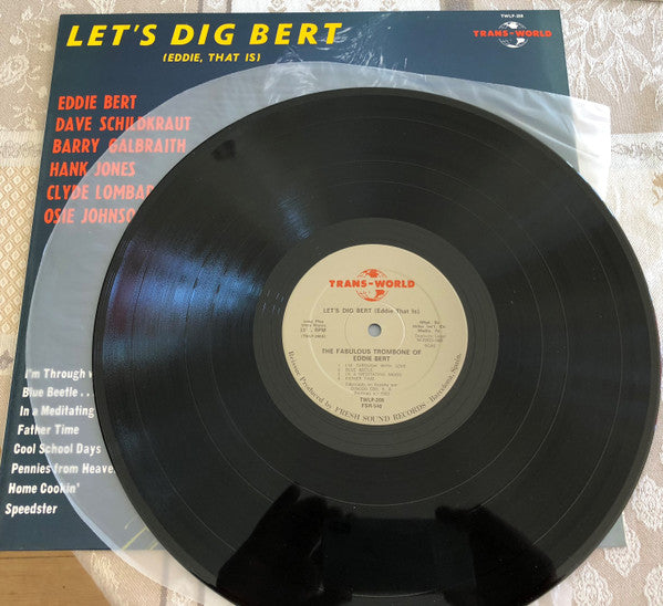 Eddie Bert : Let's Dig Bert (Eddie That Is) (LP, Album, RE, Ult)