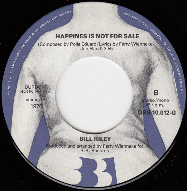 Bill Riley (5) : Blijf Altijd Gewoon (7", Single)
