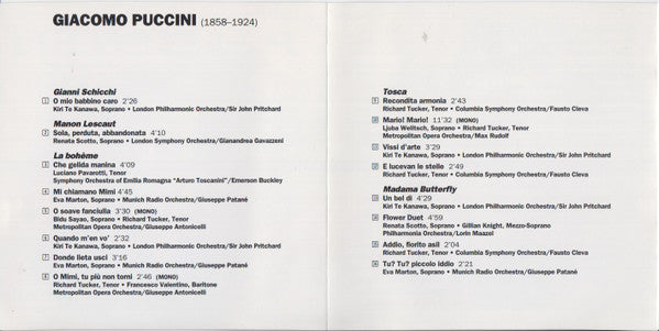Giacomo Puccini : Greatest Hits (CD, Comp)
