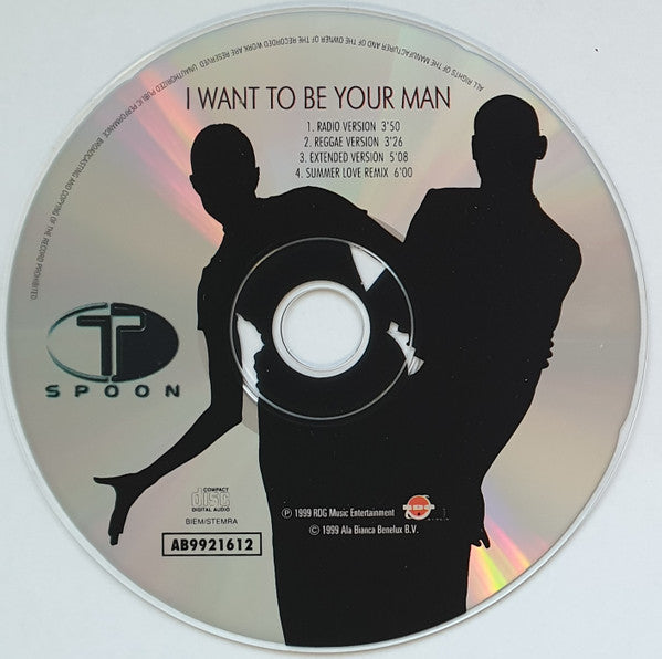 T-Spoon : I Want To Be Your Man (CD, Maxi)