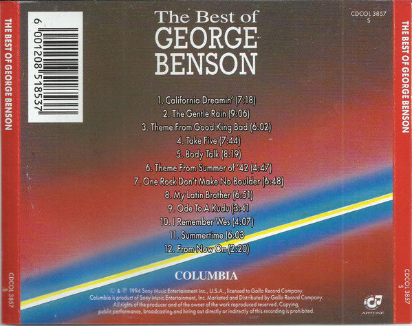George Benson : The Best Of George Benson (CD, Comp)