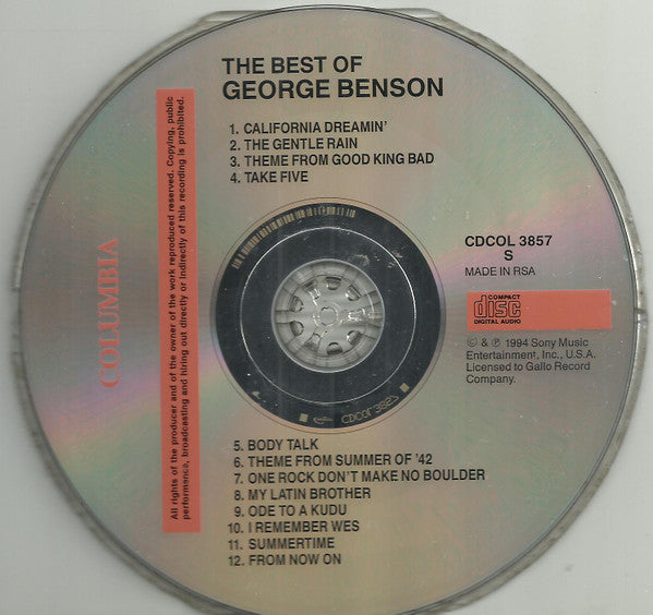 George Benson : The Best Of George Benson (CD, Comp)