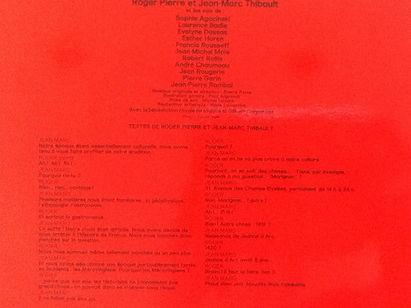 Roger Pierre Et Jean-Marc Thibault : Les Maudit Rois Faineants (LP)