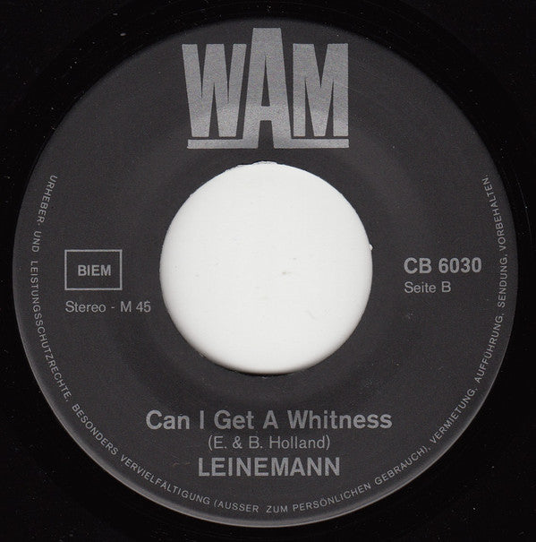 Leinemann : My Baby Left Me (7", Single)