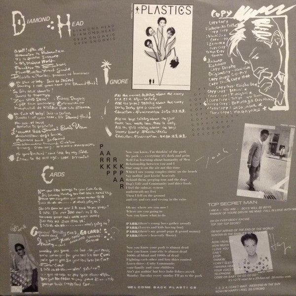 Plastics : Welcome Back (LP, Album)