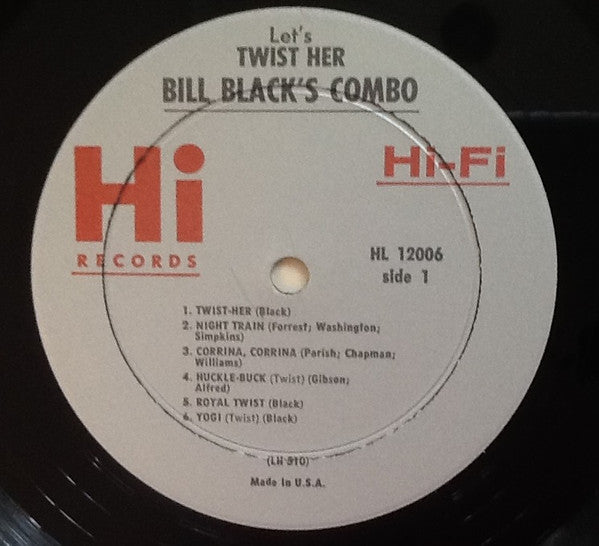 Bill Black's Combo : Bill Black's Record Hop / Let's Twist Her (LP, Album, Mono)