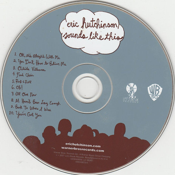 Eric Hutchinson : Sounds Like This (CD, Album, Dig)