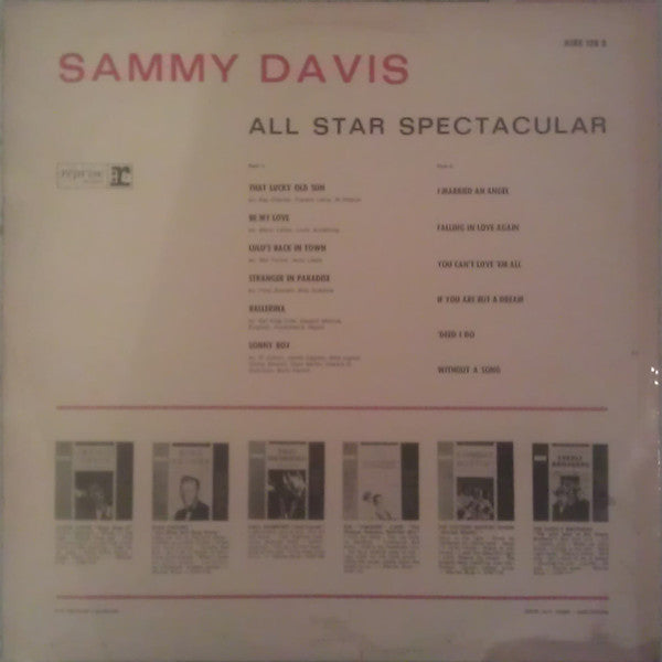 Sammy Davis Jr. : The Sammy Davis Jr. All-Star Spectacular  (LP, Album)