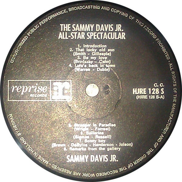 Sammy Davis Jr. : The Sammy Davis Jr. All-Star Spectacular  (LP, Album)