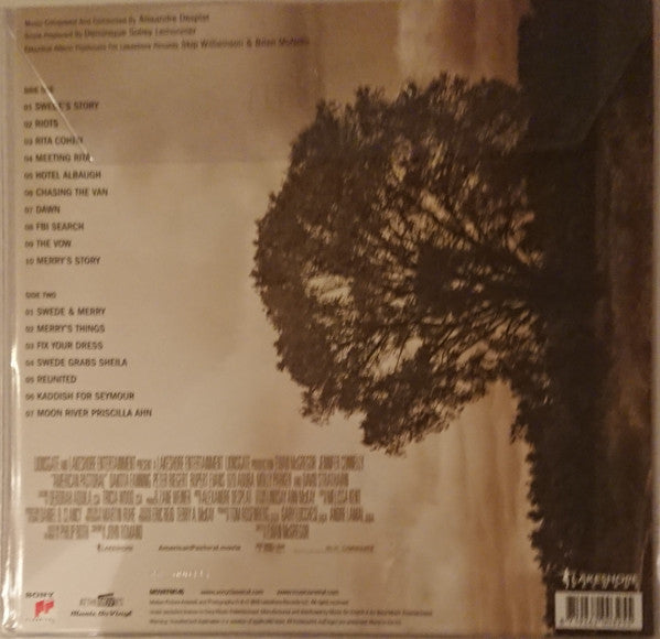 Alexandre Desplat : American Pastoral (Original Motion Picture Soundtrack) (LP, Album, Ltd, Num, Fla)