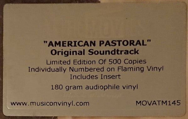 Alexandre Desplat : American Pastoral (Original Motion Picture Soundtrack) (LP, Album, Ltd, Num, Fla)