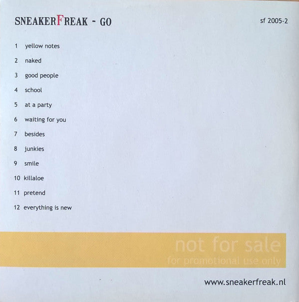 Sneakerfreak : Go (CD, Album, Promo)
