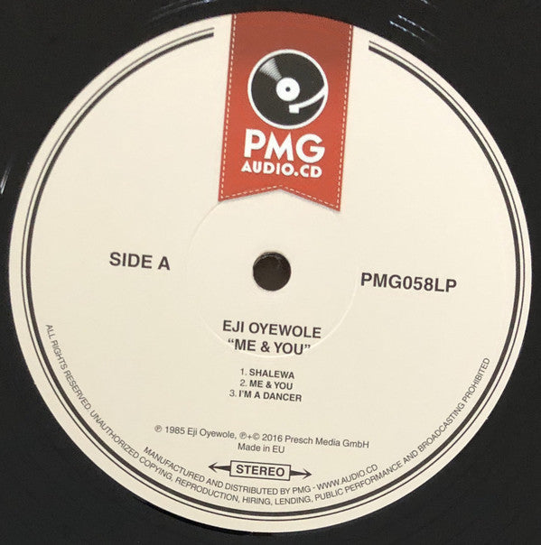 Eji Oyewole : Me & You (LP, Album, RE, RM)