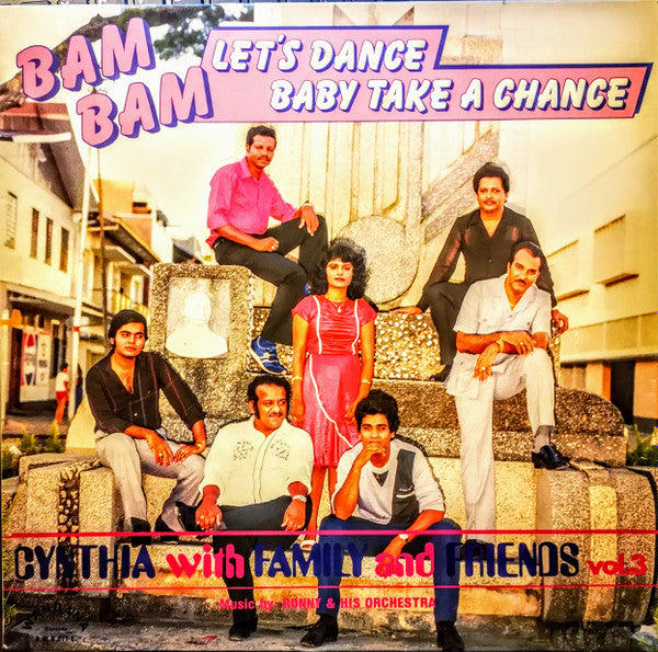 Cynthia And Family : Bam Bam, Let's Dance, Baby Take A Chance (Vol. 3) (LP, Album)