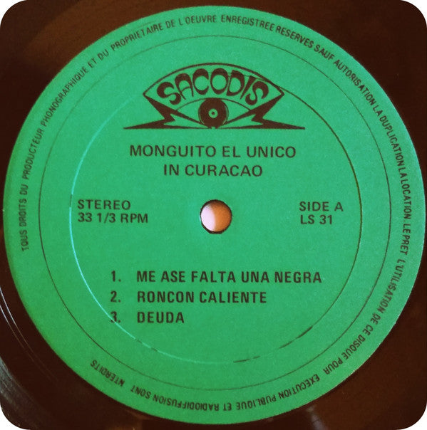 Monguito (2) : Lassissi Presents Monguito El Unico In Curaçao (LP, Album)