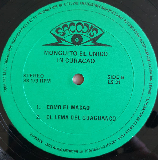Monguito (2) : Lassissi Presents Monguito El Unico In Curaçao (LP, Album)