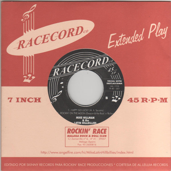 Mike Hillman & The Latin Hillbillies : Rock A Billy Series (7", EP)