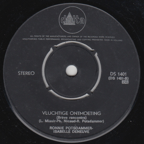 Ronnie Potsdammer - Isabelle Deneuve : Scheiding (7", Single)