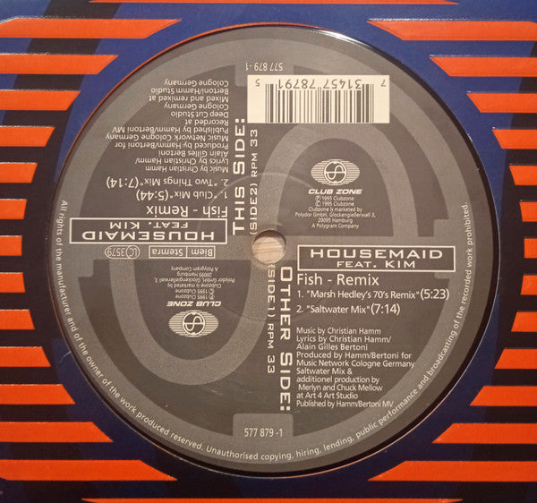 Housemaid Feat. Kim (5) : Fish (Remix) (12")