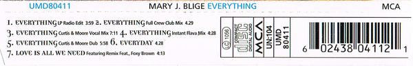 Mary J. Blige : Everything (CD, Maxi)