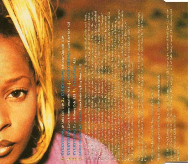 Mary J. Blige : Everything (CD, Maxi)