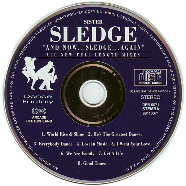 Sister Sledge : And Now...Sledge...Again (CD, Album)
