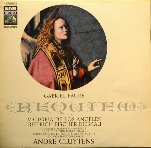 Gabriel Fauré - André Cluytens, Orchestre De La Société Des Concerts Du Conservatoire, Victoria De Los Angeles, Dietrich Fischer-Dieskau : Requiem (LP, RE)