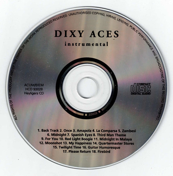 Dixie Aces : Instrumental (CD, Album)