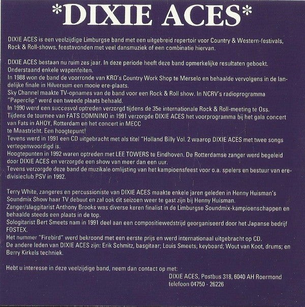 Dixie Aces : Instrumental (CD, Album)