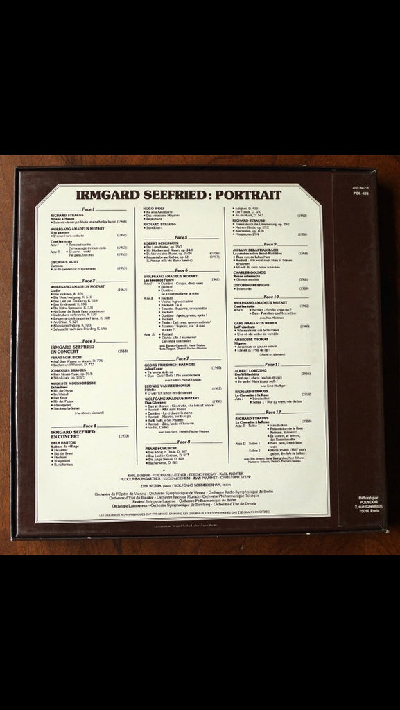 Irmgard Seefried : Portrait (6xLP + Box, Comp)