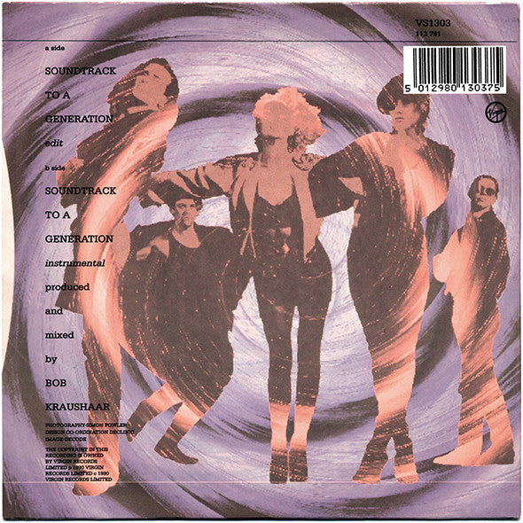 The Human League : Soundtrack To A Generation (7", Single)