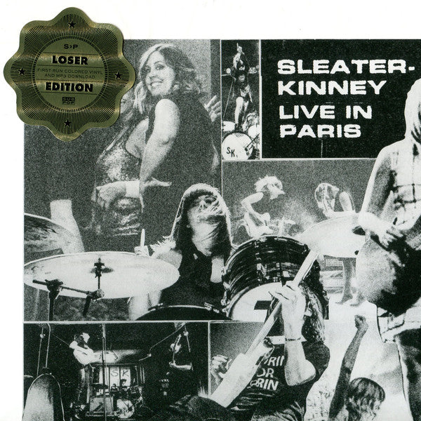 Sleater-Kinney : Live In Paris (LP, Album, Ltd, Gre)