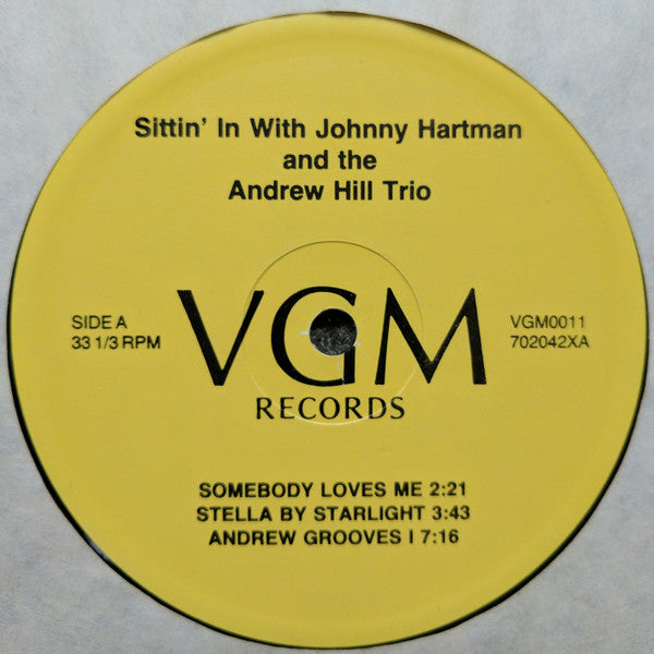 Johnny Hartman And The Andrew Hill Trio : Sittin' In With Johnny Hartman And The Andrew Hill Trio (LP, Album)