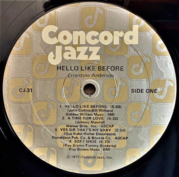 Ernestine Anderson : Hello Like Before (LP, Album)