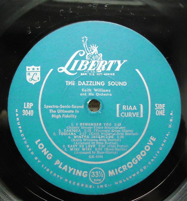 Keith Williams And His Orchestra : The Dazzling Sound (LP, Album, Mono)