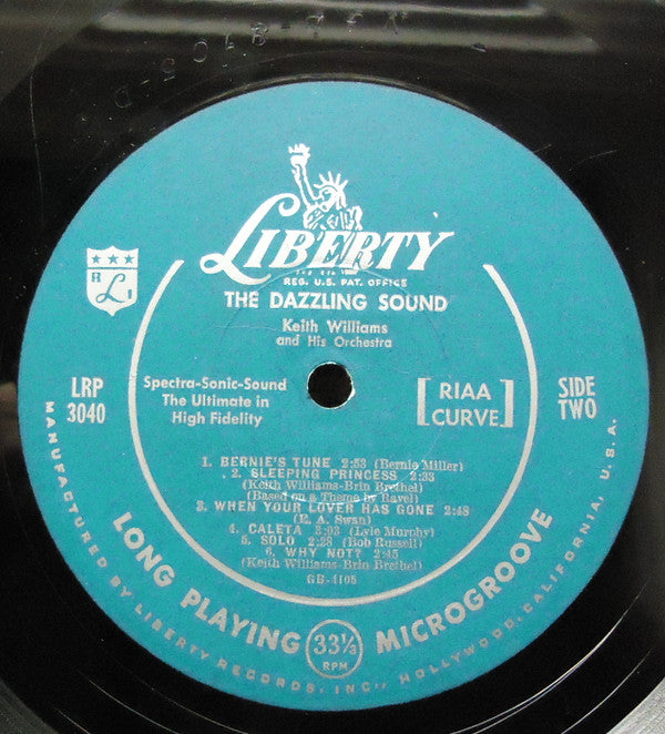 Keith Williams And His Orchestra : The Dazzling Sound (LP, Album, Mono)