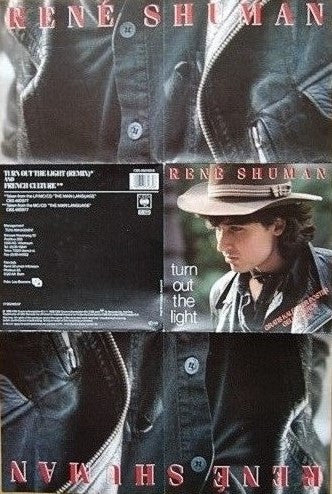 René Shuman : Turn Out The Light (7", Single, Ltd)