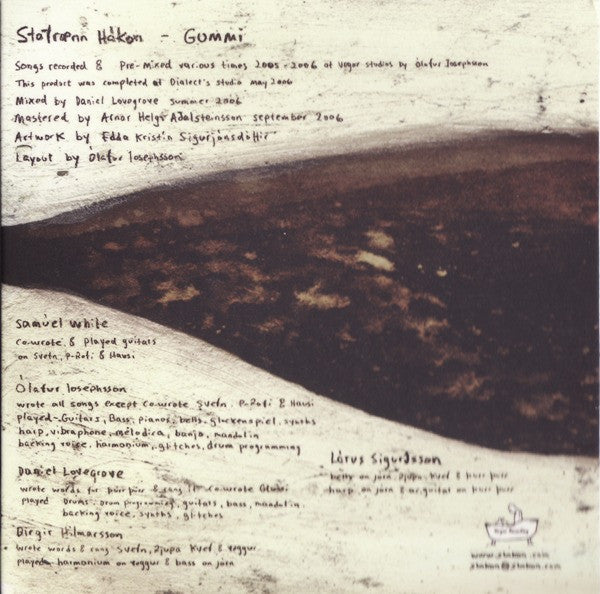 Stafrænn Hákon : Gummi (CD, Album)