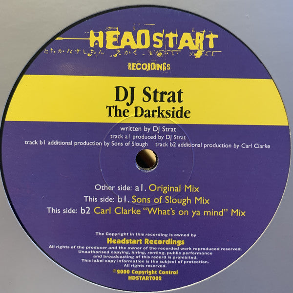DJ Strat : The Darkside (12")