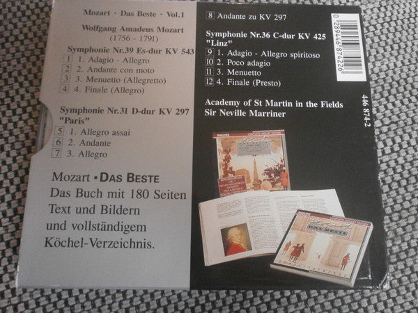 Wolfgang Amadeus Mozart - The Academy Of St. Martin-in-the-Fields, Sir Neville Marriner : Das Beste - Vol. 1 (CD, Comp)
